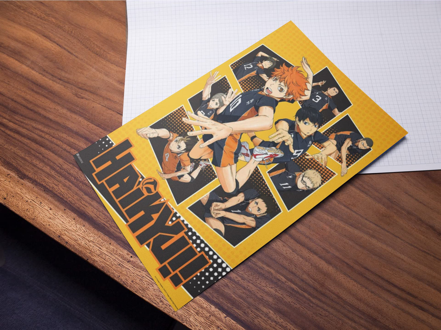 Haikyuu Poster Karasuno High School Volleyball Team Shoyo Anime Stuff Haikyuu Manga Haikyu Anime Poster Crunchyroll Streaming Anime Merch Animated Series Show Cool Wall Decor Art Print Poster 12x18