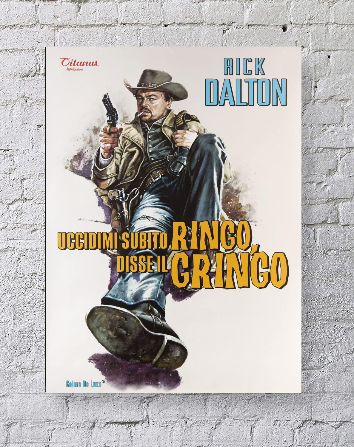 Rick Dalton Leonardo DiCaprio Once Upon A Time Cowboy Art Poster 16''x20'' Unframed Poster Print (A)