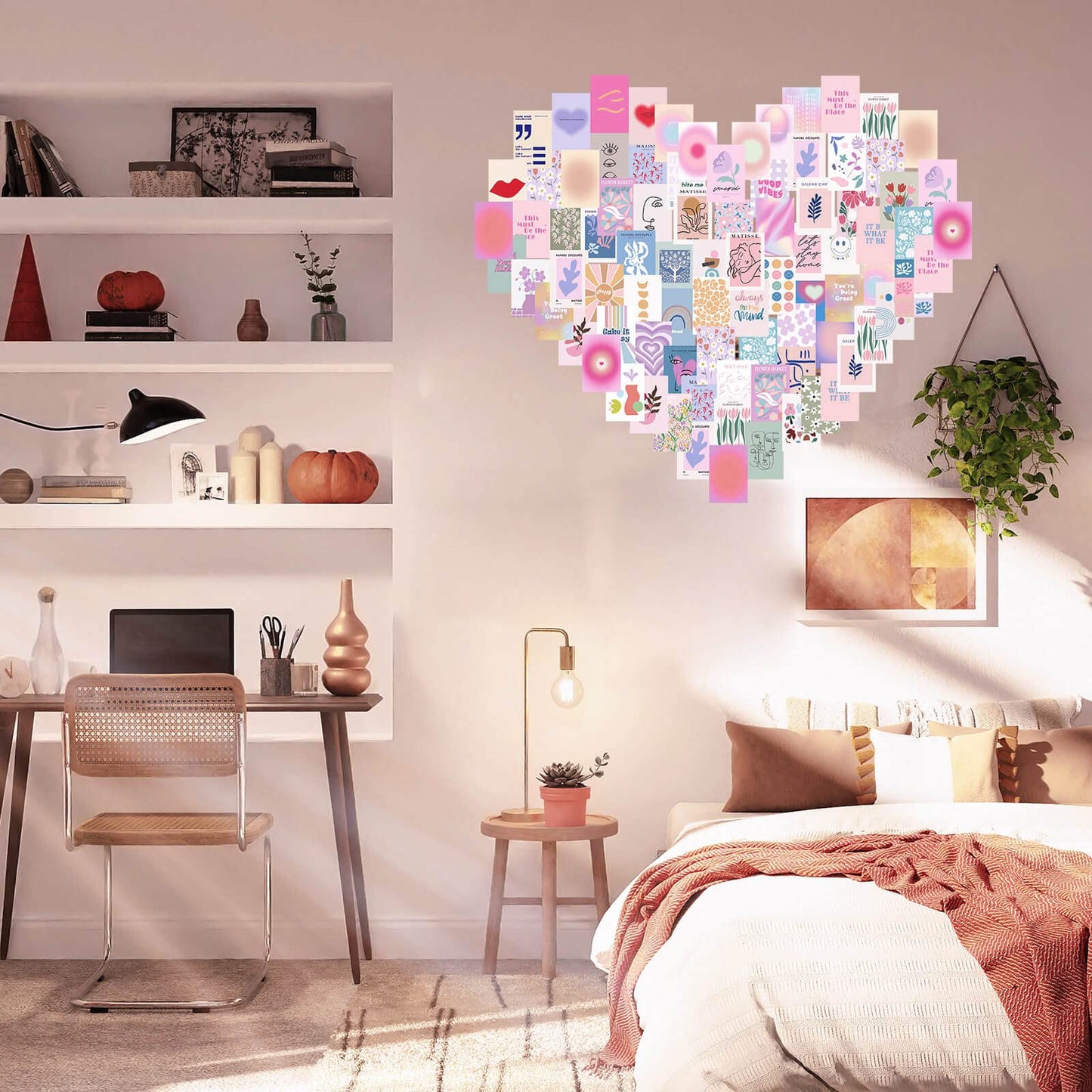 Room Decor Aesthetic,Pink Wall Decor,70PCS Cute Wall Posters,Danish Pastel Wall Collage Kit,Y2k Decorations,Preppy Room Decor for Teen Girls Apartment/College Dorm/Bedroom Decor,Photo Prints,4x6 Inch