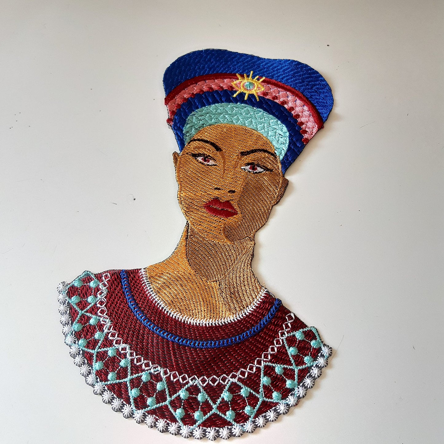 Moks471 Large patch queen Nefertiti, back patch