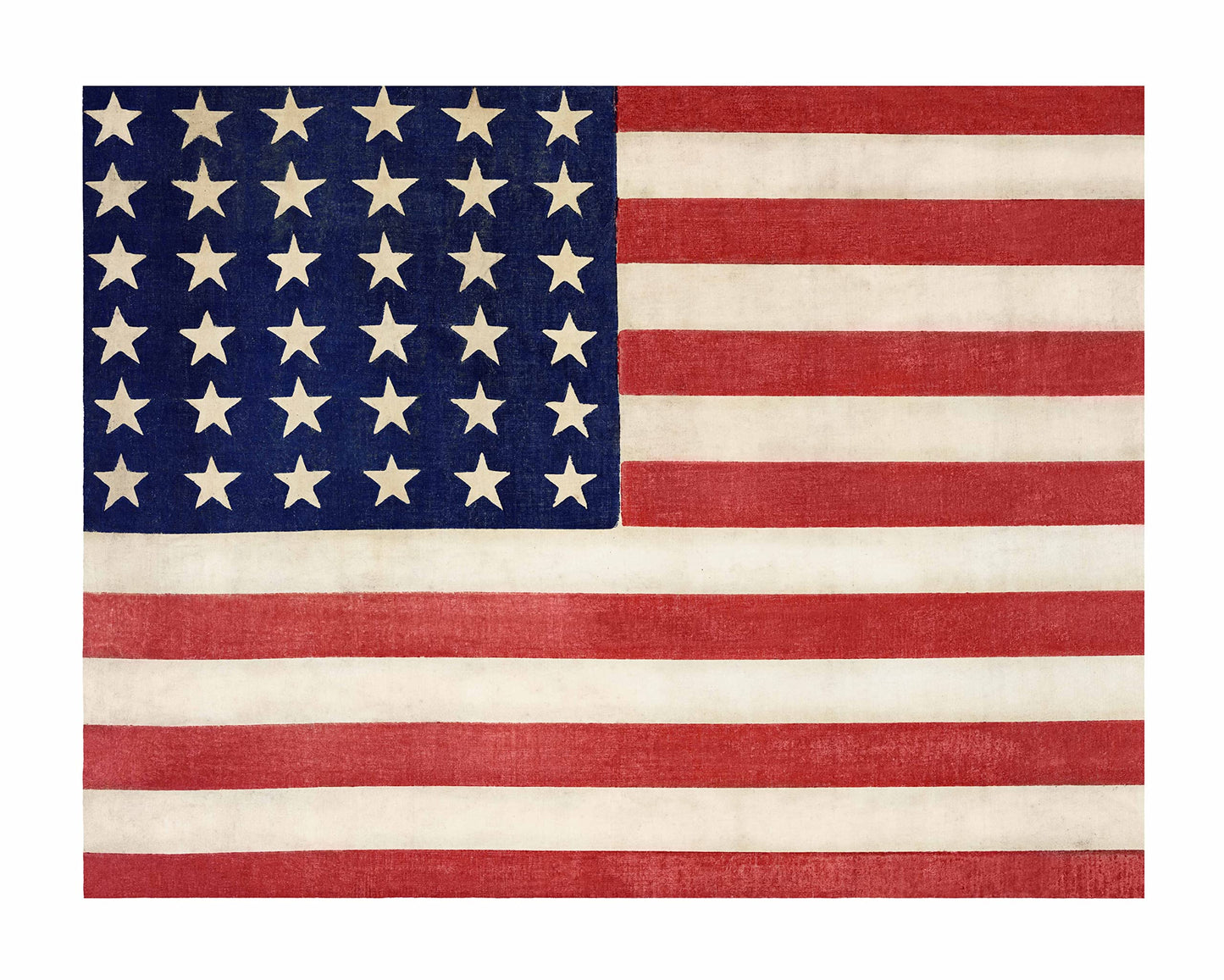 American Flag Prints, United States of America, Independence Day, July 4th, Flag Art, Flag Print, US, USA, Flag Poster, Home Decor, Patriotic Decor, Military Gifts - 11x14 Poster Print - Unframed