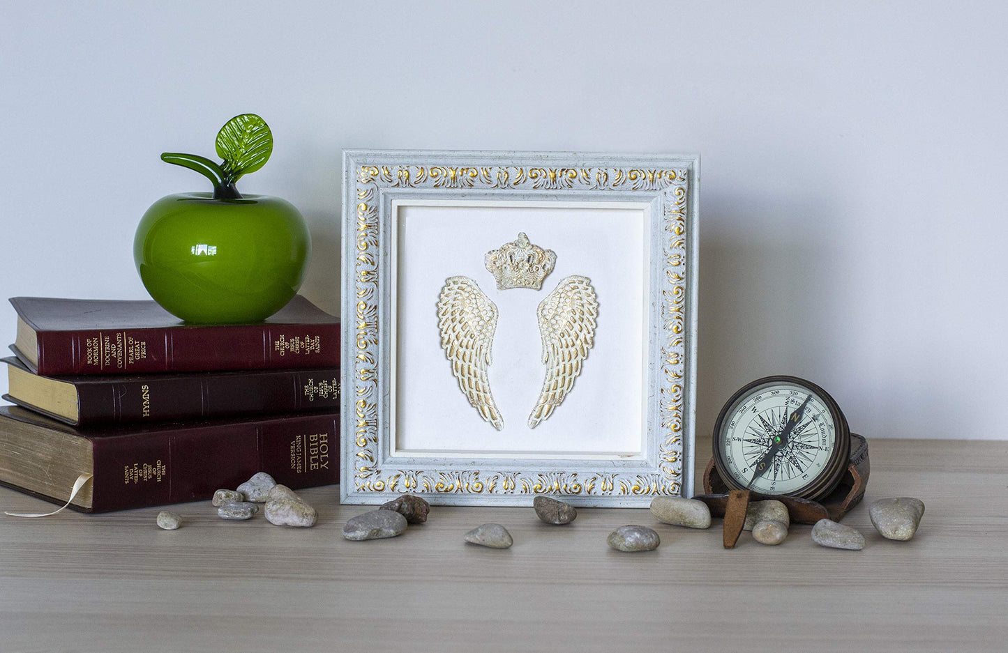 Angel wings wall decor (7.87x7.87) in