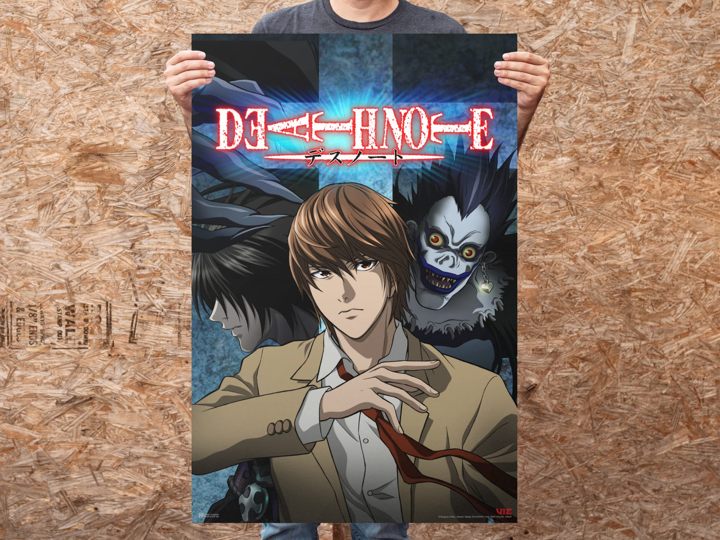 Death Note Anime Merch Wall Decor Movie Posters Anime Stuff Teen Boy Dorm Room Bedroom Decor Aesthetic Manga Series Wall Poster Modern Anime Birthday Cool Wall Decor Art Print Poster 12x18