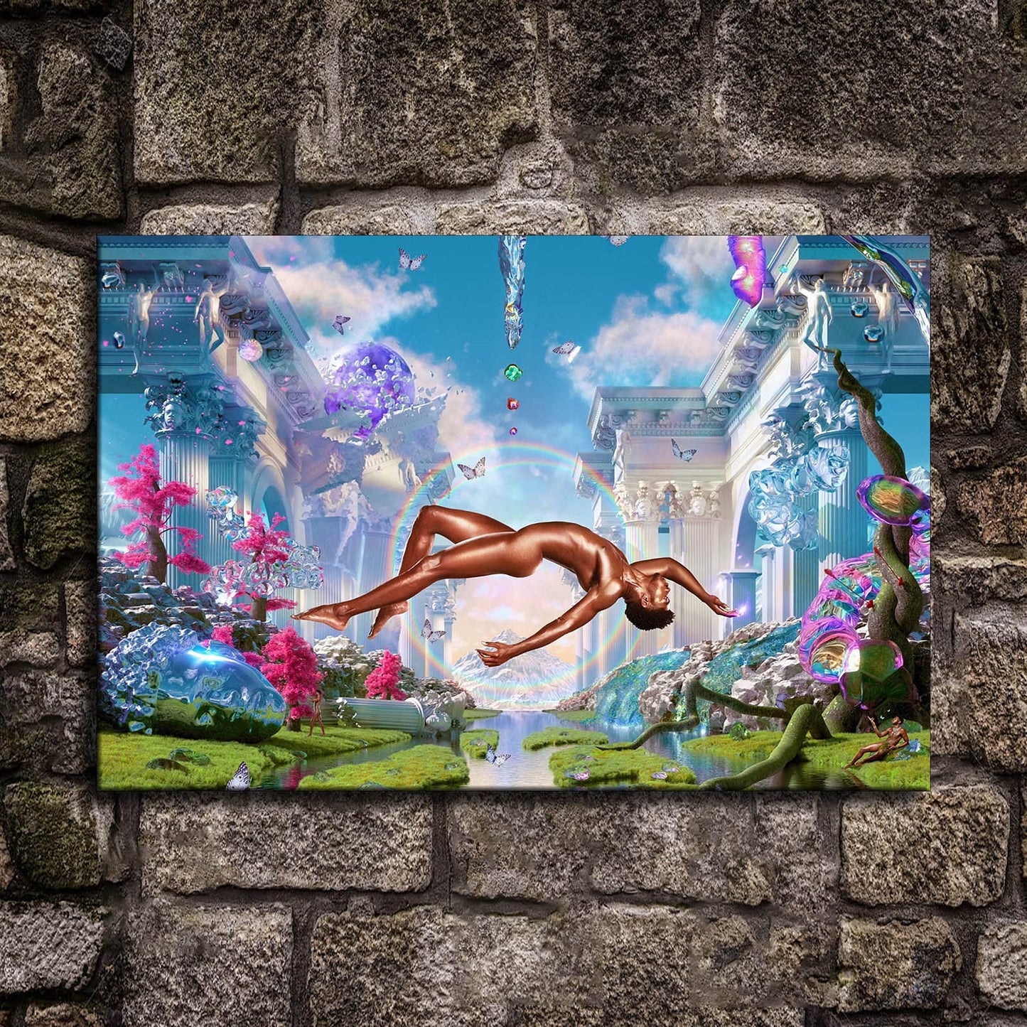 Lil NAS X First Album Montero Art Music Album Cover Canvas Poster HD Printing Home Wall Decoration Art (12"x18"No Framed,A)