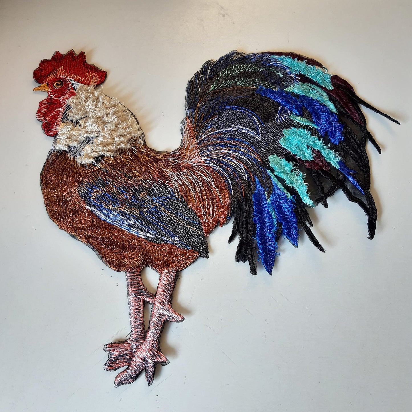 Moks461 Bird Patch, Large patch, Rooster Patch