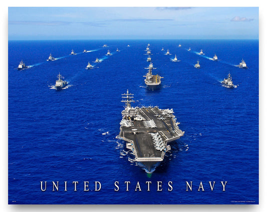 Apple Creek Military Motivational Poster Art Print 11x14 US Navy Ship Fighter Jets Pilot Planes Academy