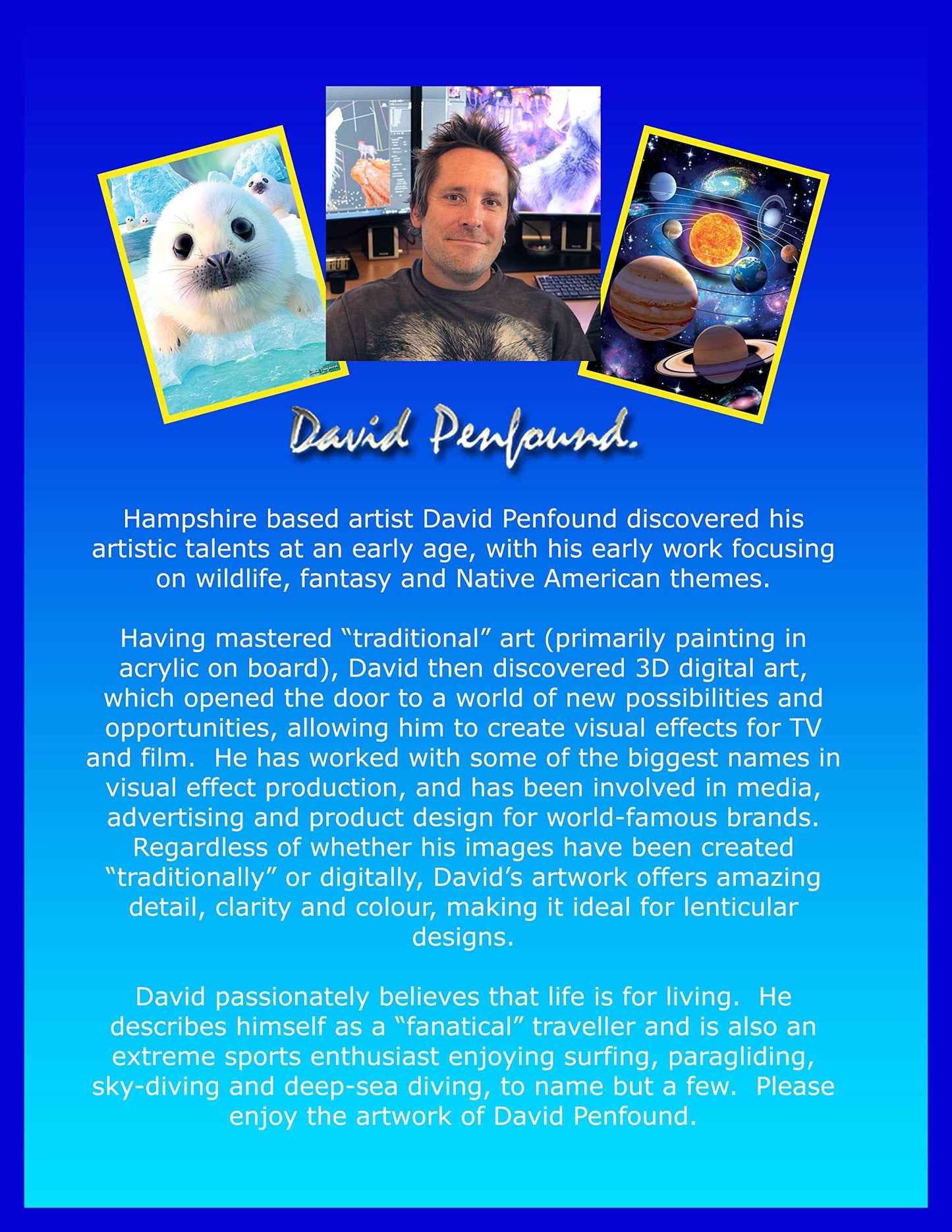 3D LiveLife Lenticular Wall Art Prints - Nature's home from Deluxebase. Unframed 3D Bird Poster. Perfect wall decor. Original artwork licensed from renowned artist, David Penfound