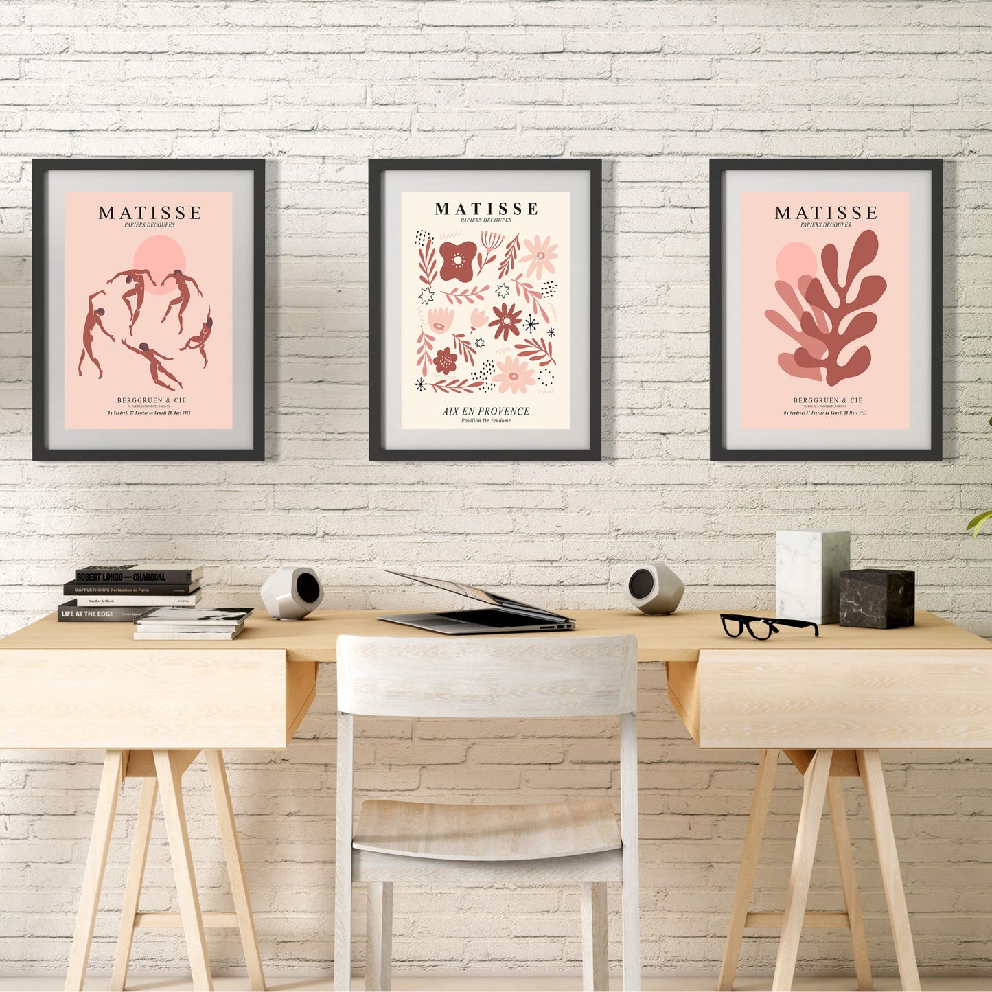 Beige Room Decor Aesthetic Danish Pastel, Blush Beige Wall Poster, Danish Pastel Wall Decor, Preppy Wall Decor, Danish Pastel Room Decor Aesthetic Posters & Prints Set of 6 (UNFRAMED, 8x10in)
