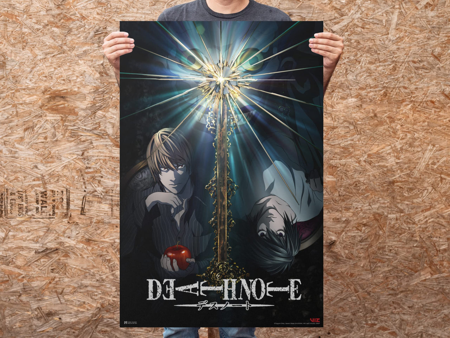 Death Note Light Yagami Anime Merch Cool Wall Decor Art Print Poster 12x18