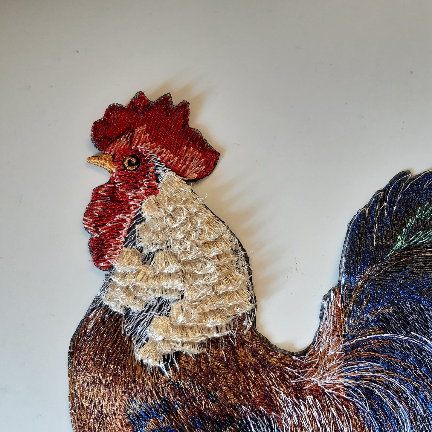 Moks461 Bird Patch, Large patch, Rooster Patch