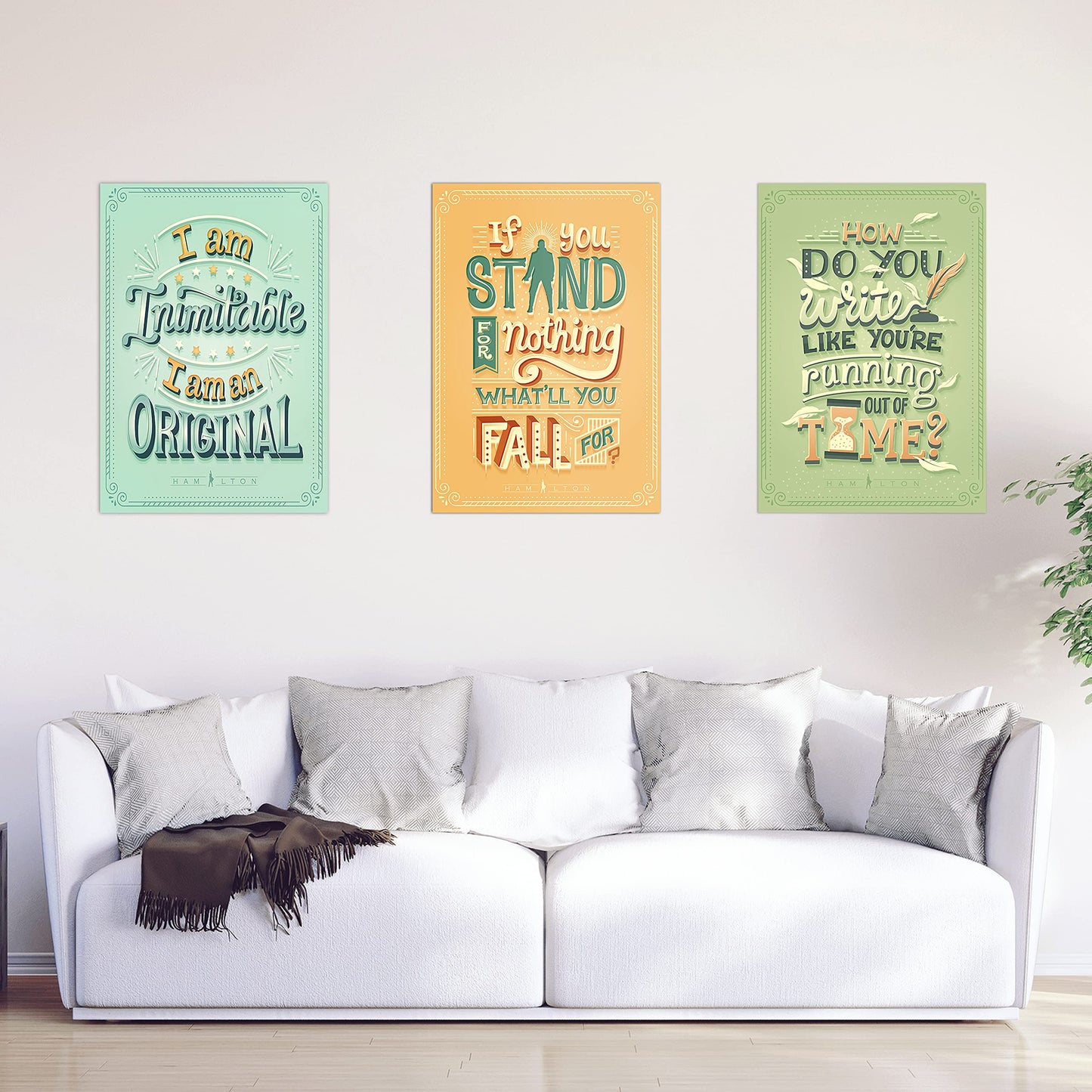 Kaedehara Kazuha American Musical Poster 8PCS Quotes Musical Prints Theater Room Decor Motivational Inspirational Wall Art for Bedroom Livingroom-11.5" x 16.5"