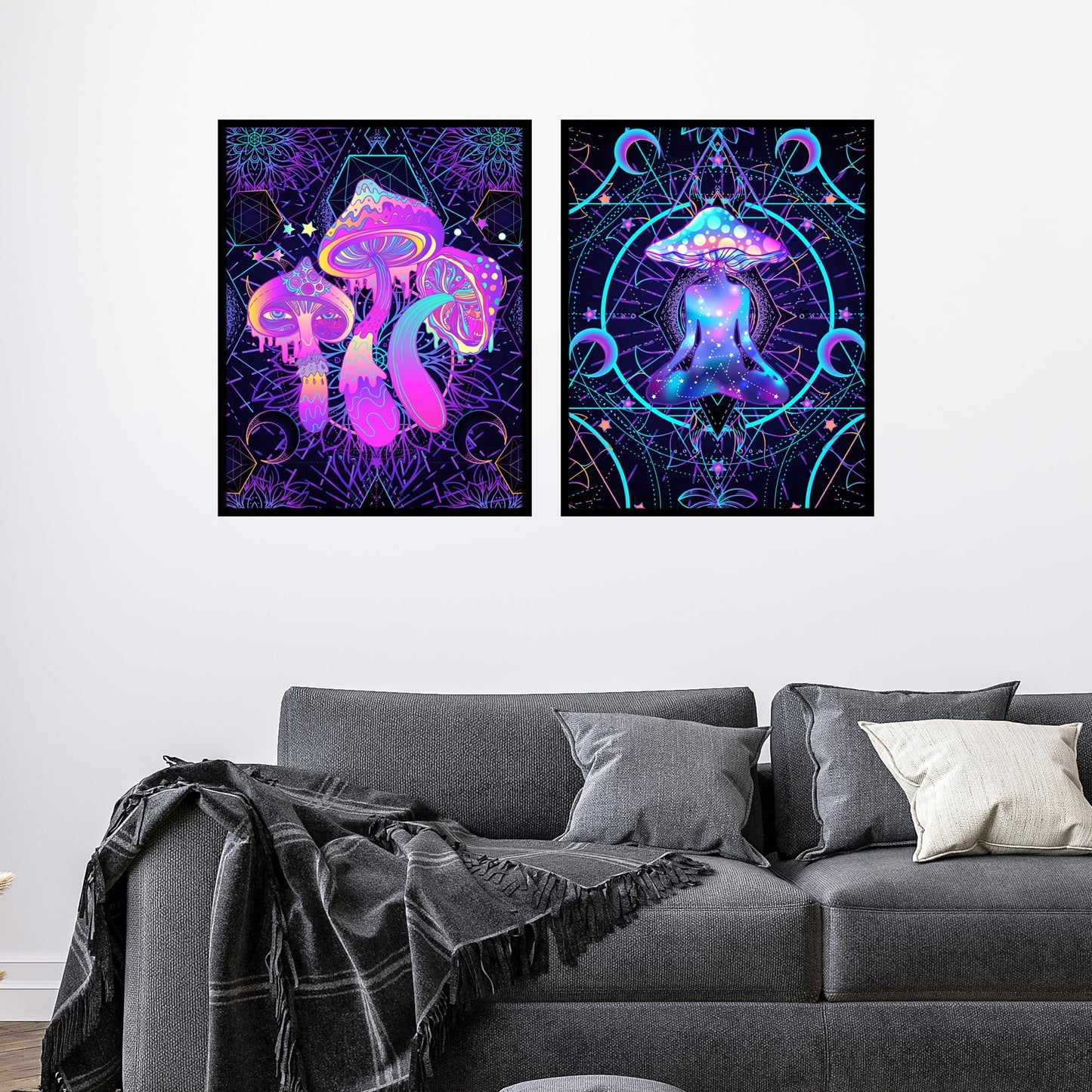Insire Trippy Wall Art, Psychedelic Posters, Indie Posters, Psychedelic Poster, Phsychedelic Poster, Pschedelic Posters, Trippy Prints, Physchedelic Posters - Unframed (11x14”)
