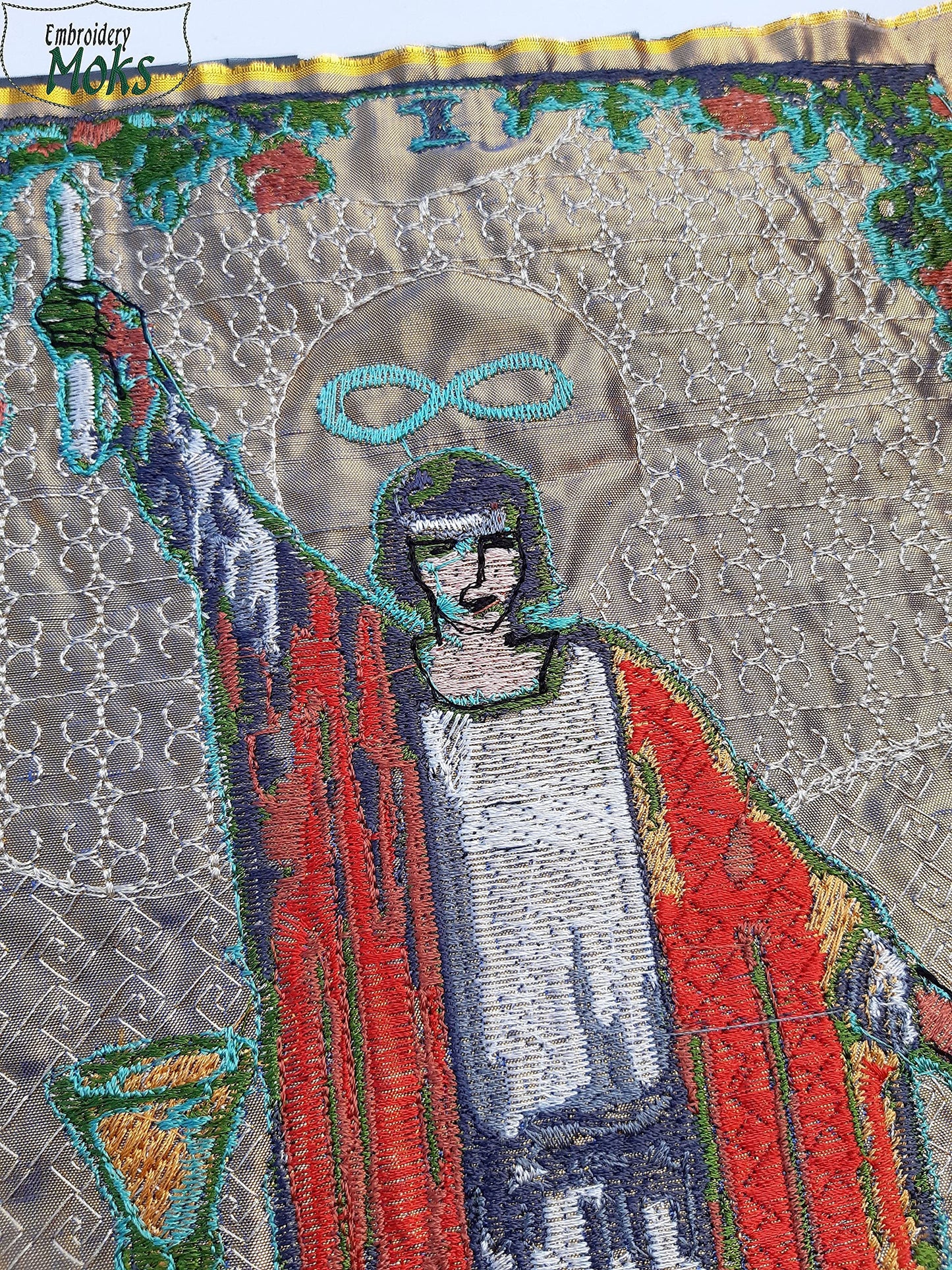 Moks332(p) Magician Tarot Card patch, embroidered patch