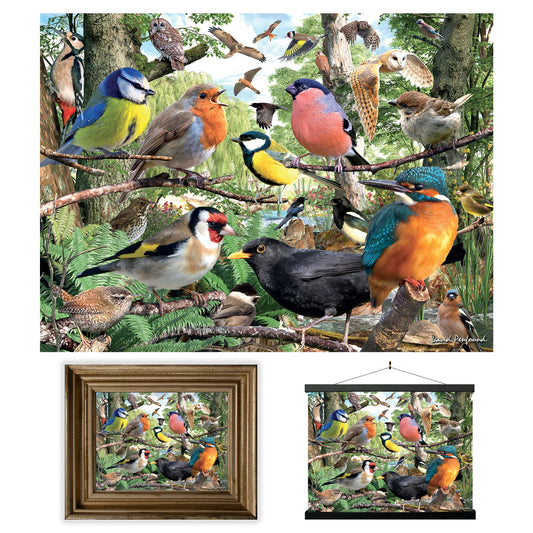 3D LiveLife Lenticular Wall Art Prints - Nature's home from Deluxebase. Unframed 3D Bird Poster. Perfect wall decor. Original artwork licensed from renowned artist, David Penfound