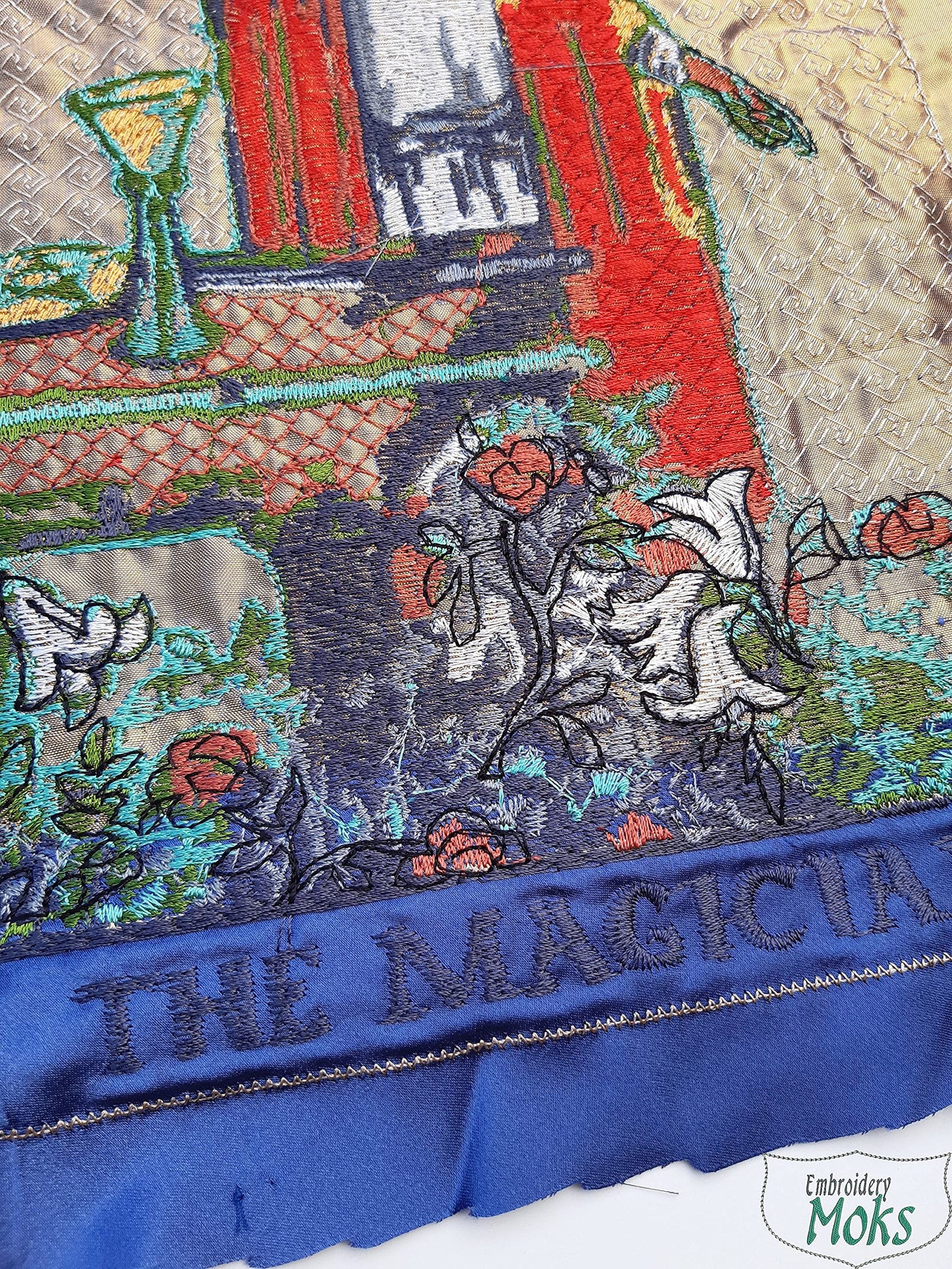 Moks332(p) Magician Tarot Card patch, embroidered patch