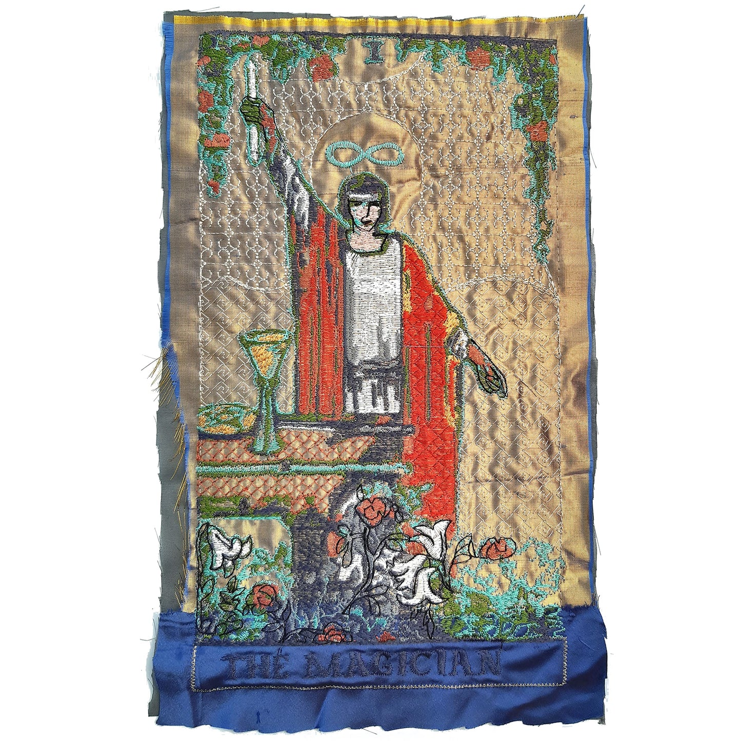 Moks332(p) Magician Tarot Card patch, embroidered patch