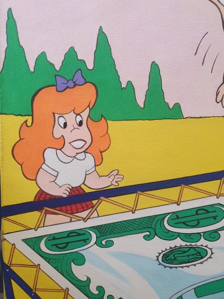 Independent: An Eye-Catching Canvas Art Piece by FFUR, Celebrating the Power and Strength of Independent Thinking and Financial Freedom.