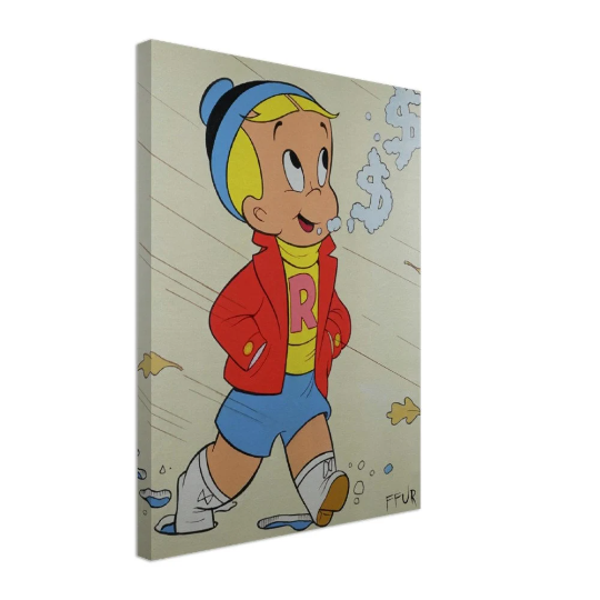 Wall Art Canvas - "Cool Walk" by Artist FFUR