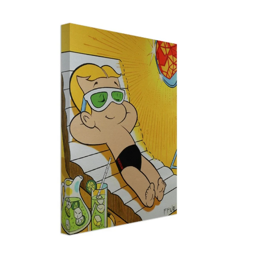 Wall Art Canvas - "Diamonds Shine So Much Better" Artist FFUR