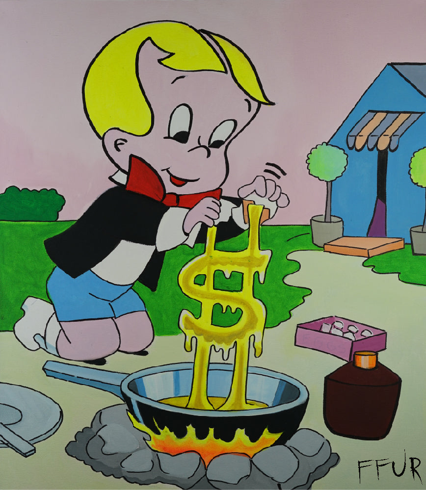 Original Art "Expensive Dish" by Artist FFUR