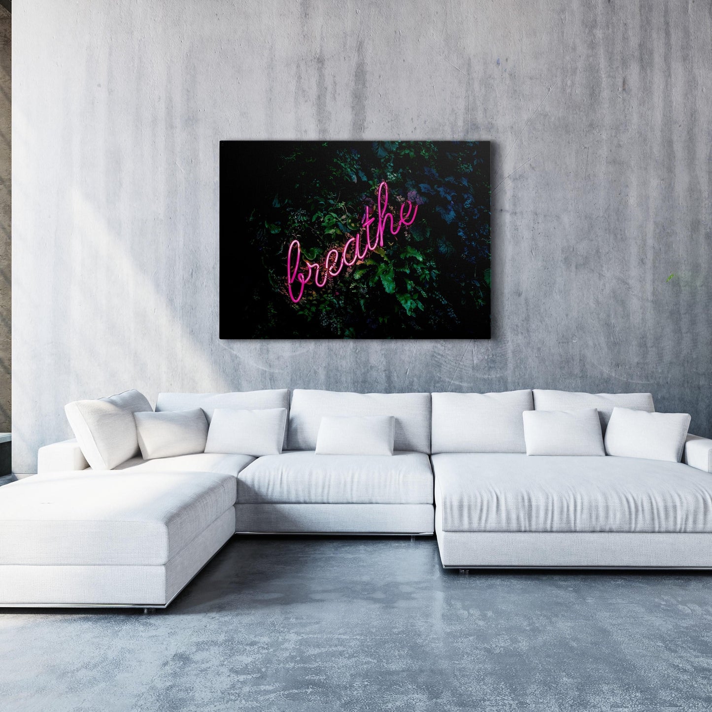 Vibrant Breathe Canvas
