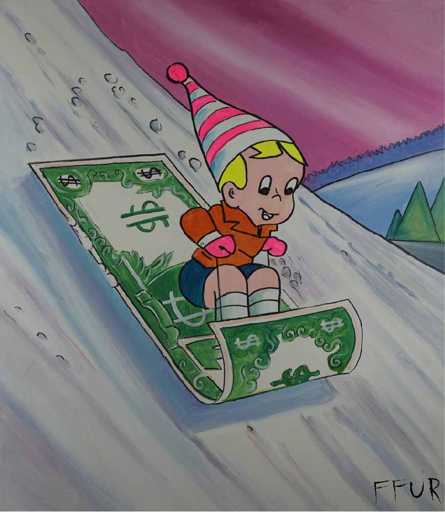 Richie Rich Wall Art Canvas - Fast Money