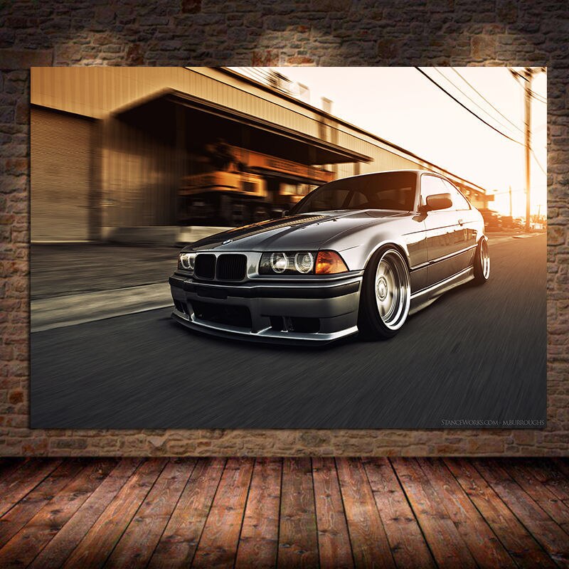 Wall Decoration BMW M3 Serie3 E30