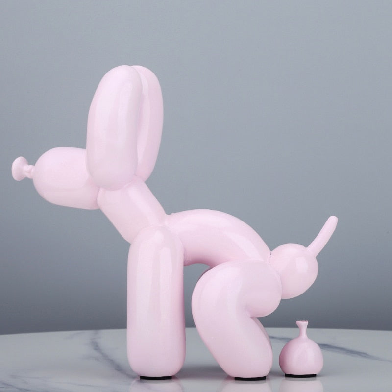 Jeff Koons Inspired Poop Balloon Dog Statue Home Decoration Resin Art –  FFUR™