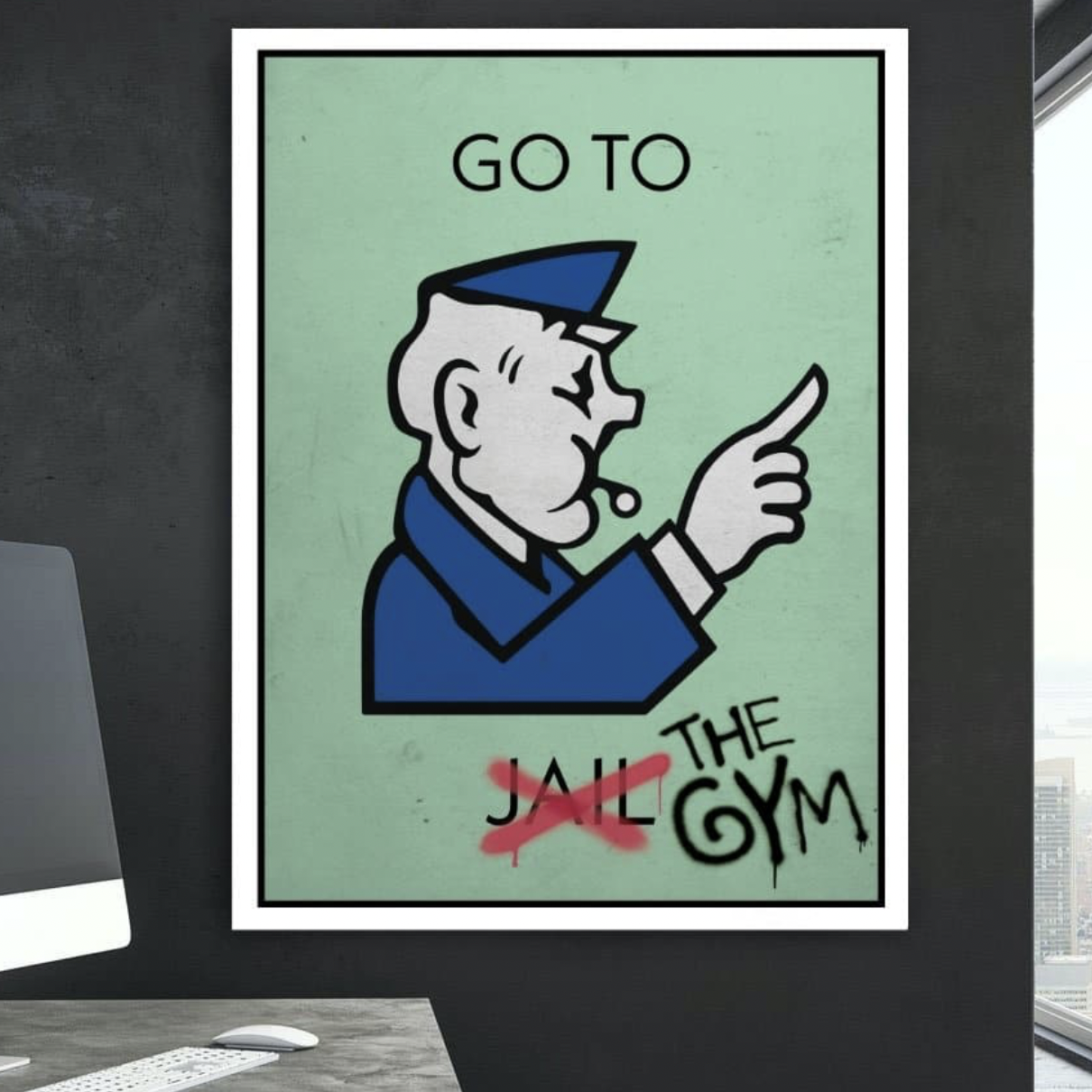Go to...the Gym Canvas