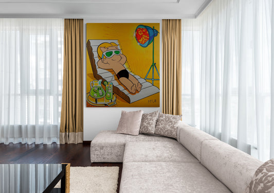 Wall Art Canvas - "Diamonds Shine So Much Better" Artist FFUR