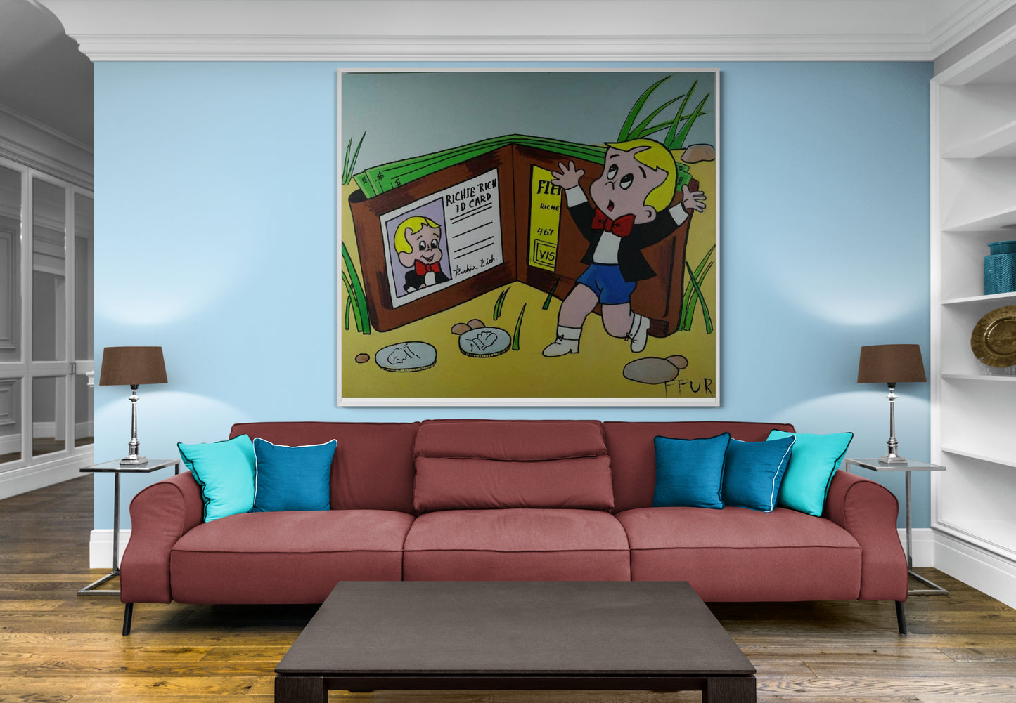 Richie Rich Wall Art Canvas - Living Room