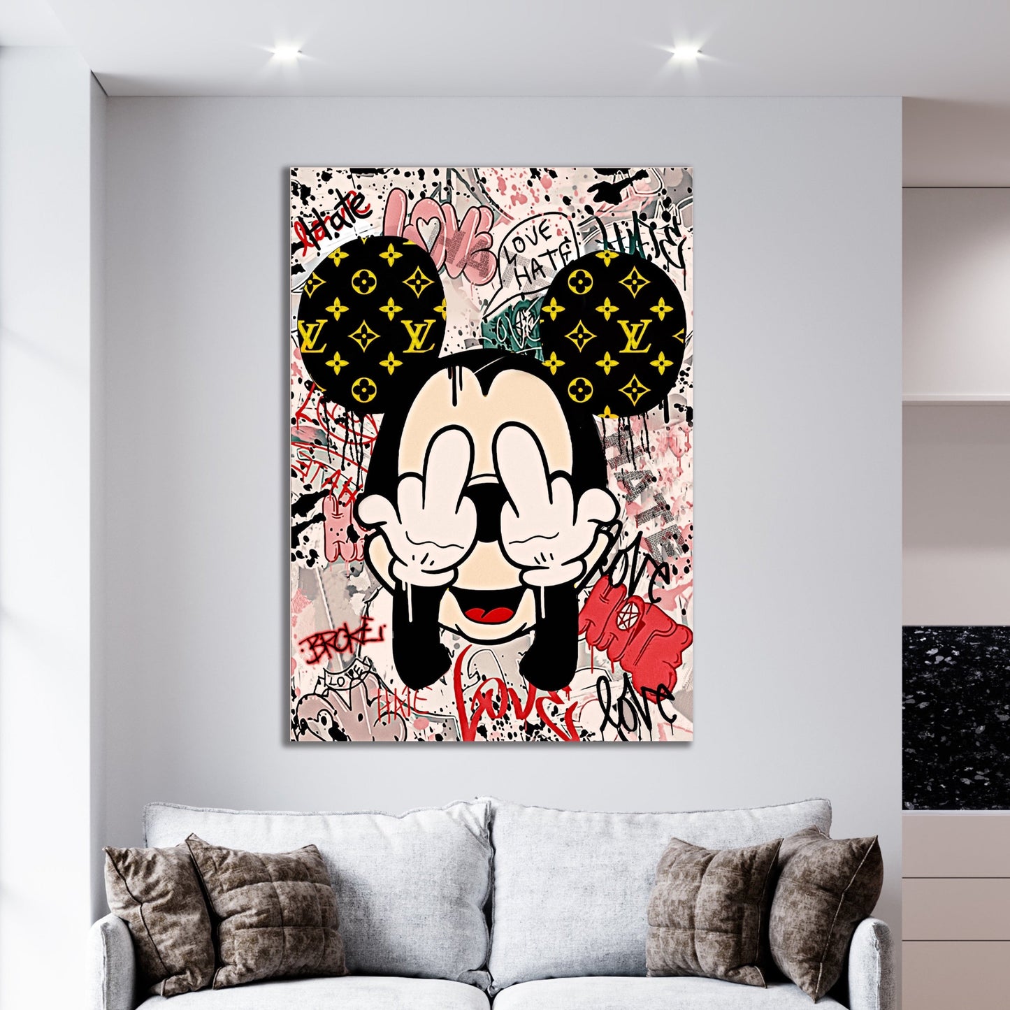 Taking the Mickey (Mouse) Canvas