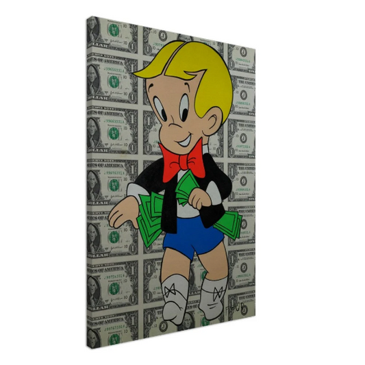Richie Rich Wall Art Canvas - Money