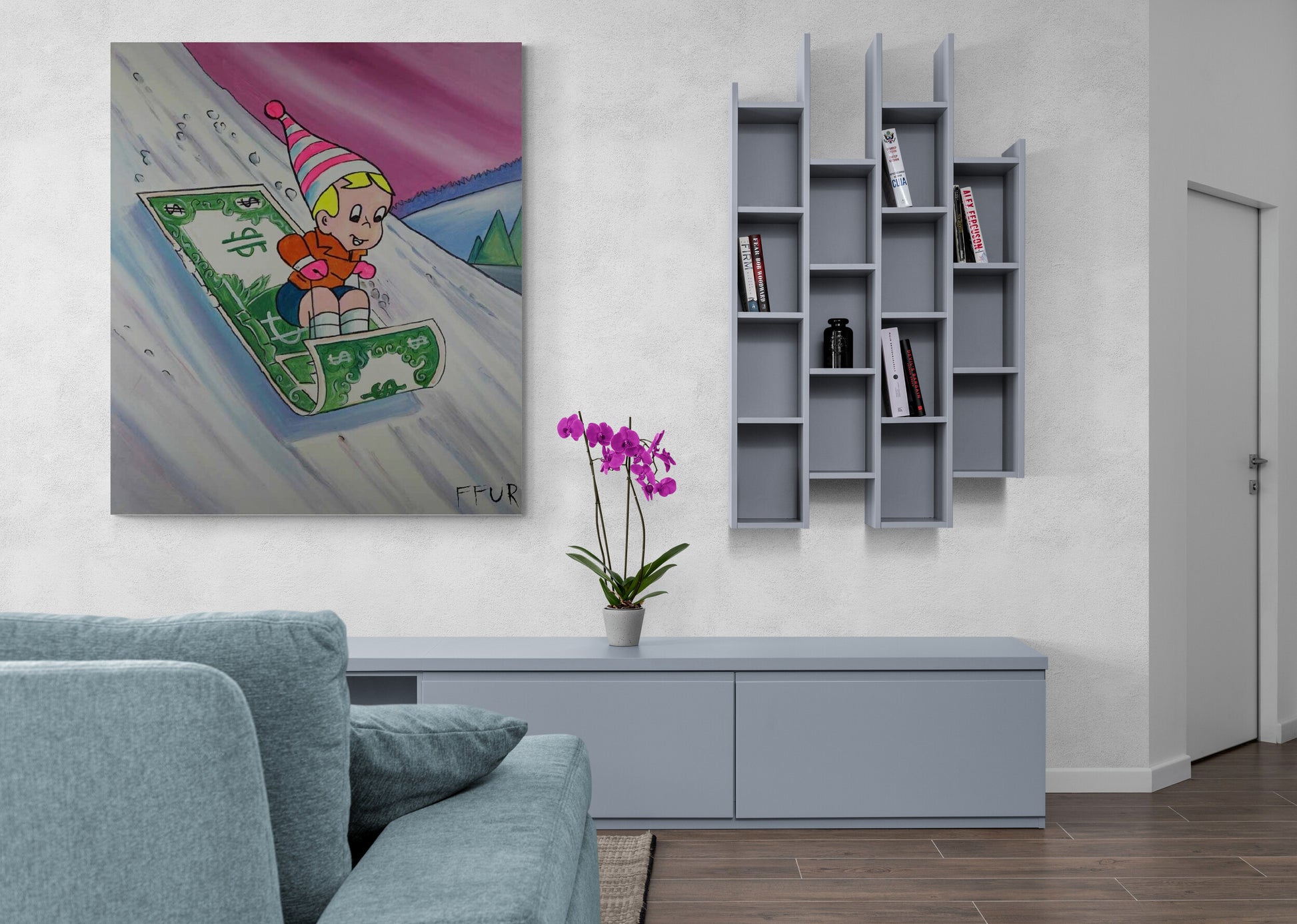 Original Art "Fast Money" by Artist FFUR