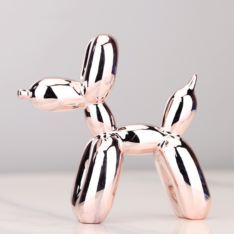Balloon Dog Electroplated Sculpture Home Deco Statue