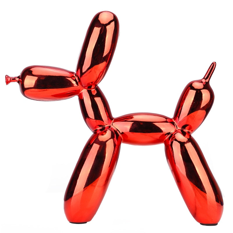 Balloon Dog Electroplated Sculpture Home Deco Statue
