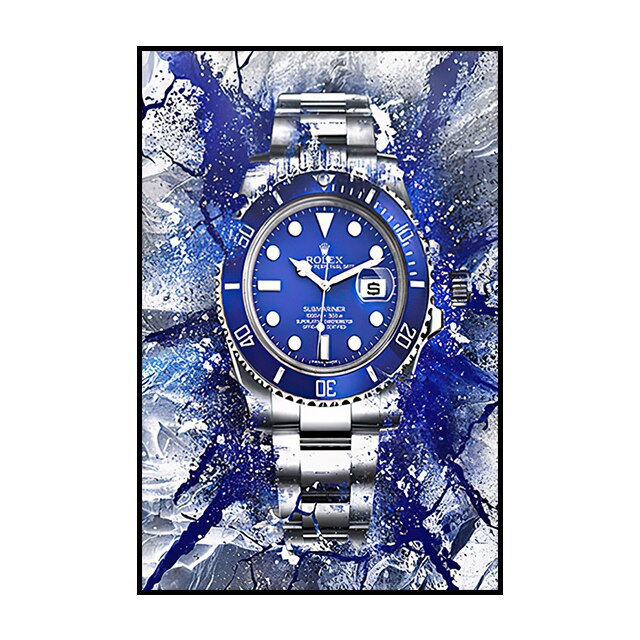 Rolex Wall Art: Graffiti Poster Canvas Painting