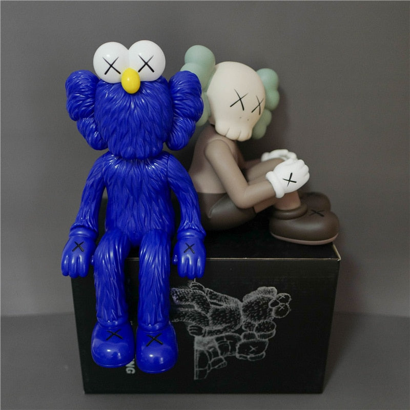 KAWS Iconic Figurine: PVC Collectible Model with XX Eyes for Home Decoration