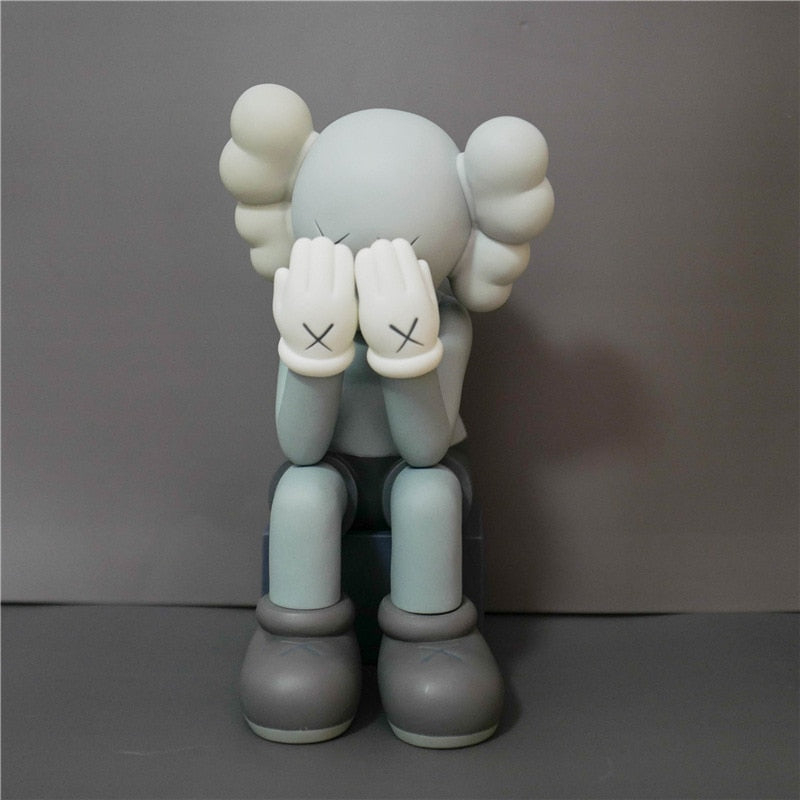 KAWS Iconic Figurine: PVC Collectible Model with XX Eyes for Home Decoration