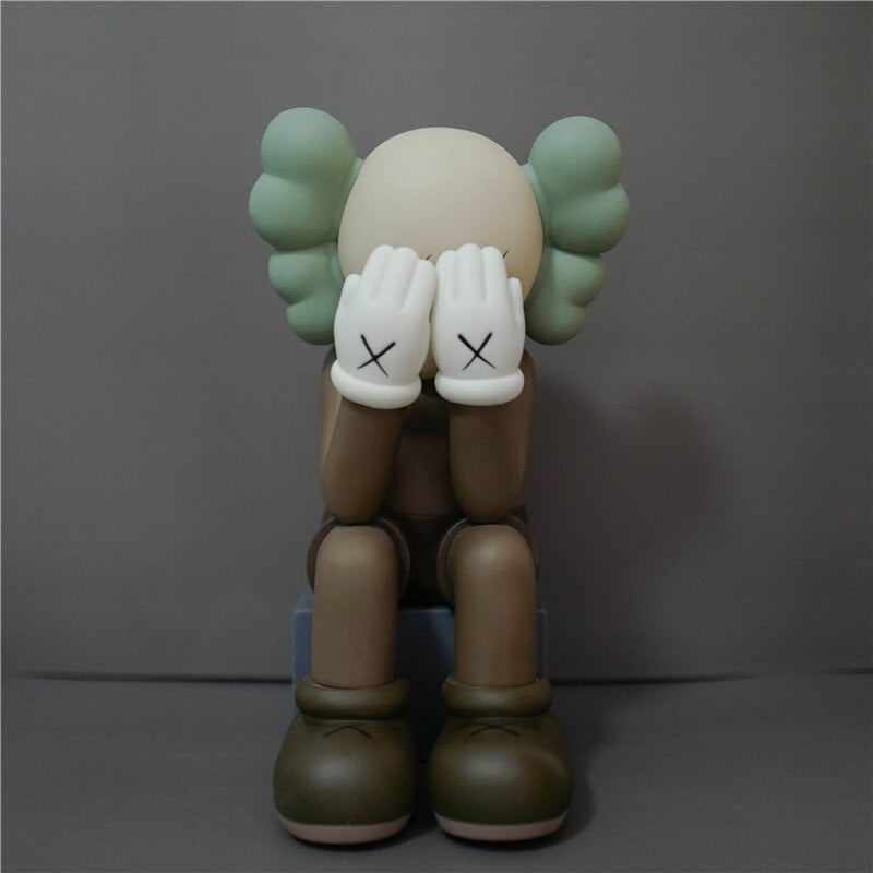 KAWS Iconic Figurine: PVC Collectible Model with XX Eyes for Home Decoration