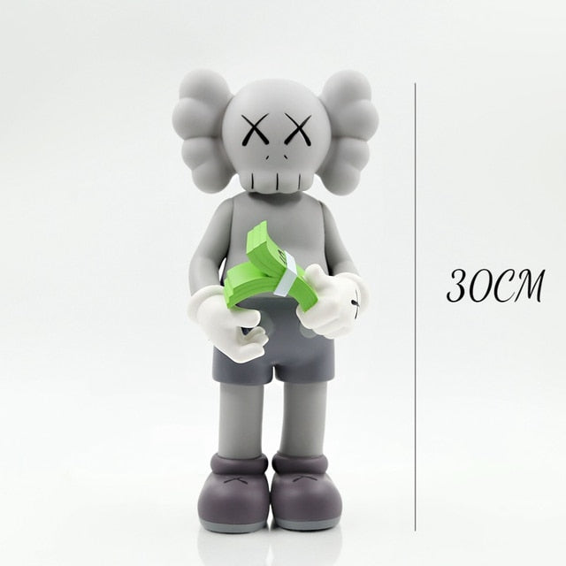 KAWS Iconic Figurine: PVC Collectible Model with XX Eyes for Home 