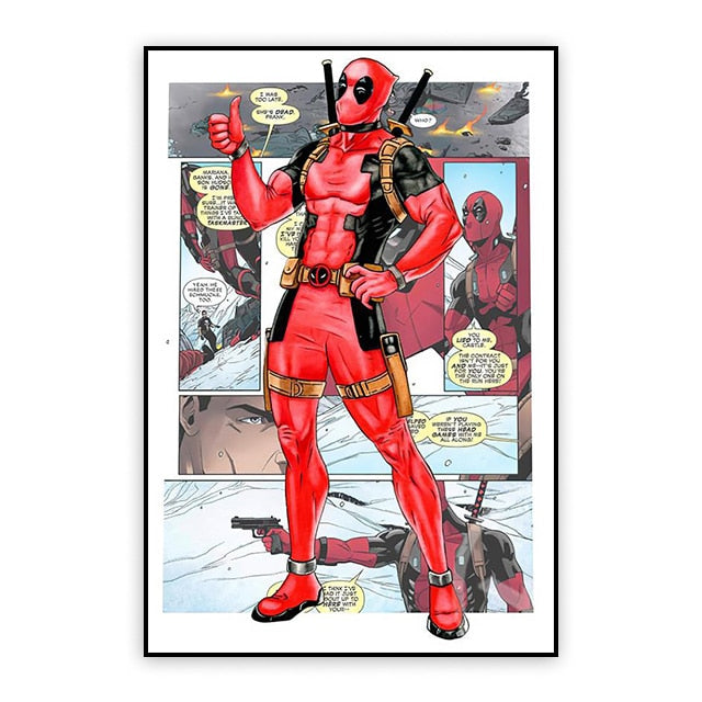 Bring Your Favorite Marvel Characters to Life with our Movie Poster Canvas Painting Collection