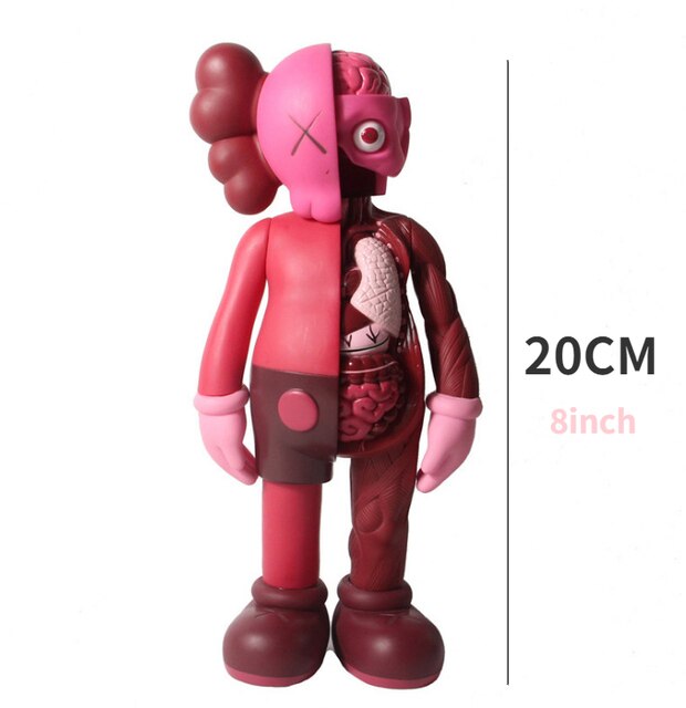 KAWS Iconic Figurine: PVC Collectible Model with XX Eyes for Home Decoration