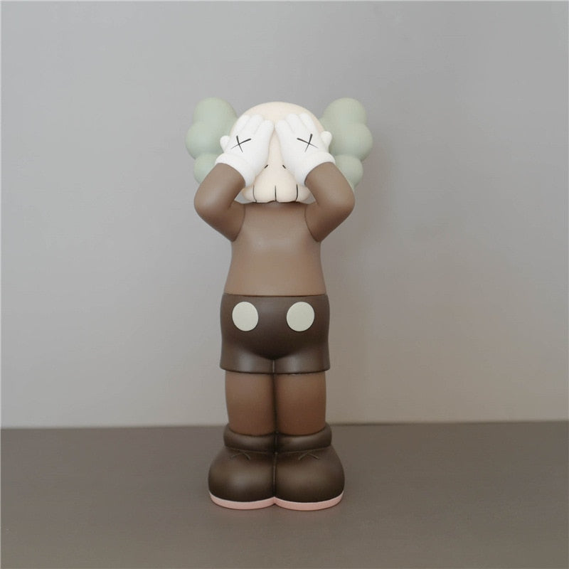 KAWS Iconic Figurine: PVC Collectible Model with XX Eyes for Home