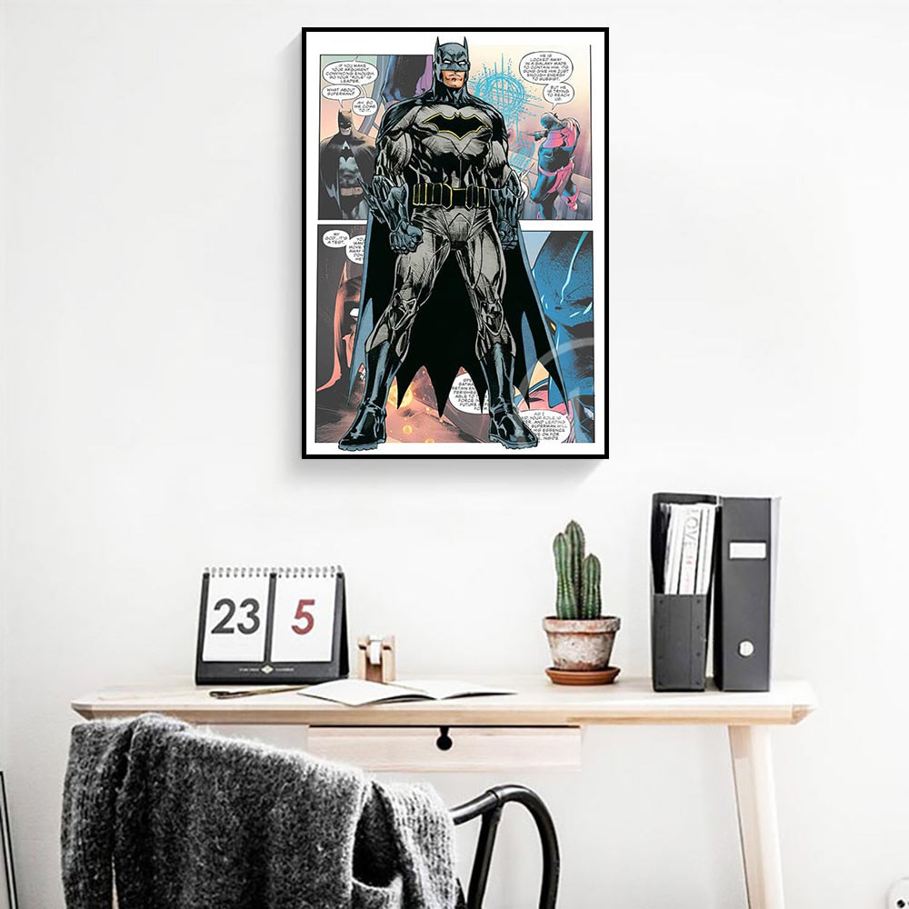 Bring Your Favorite Marvel Characters to Life with our Movie Poster Canvas Painting Collection