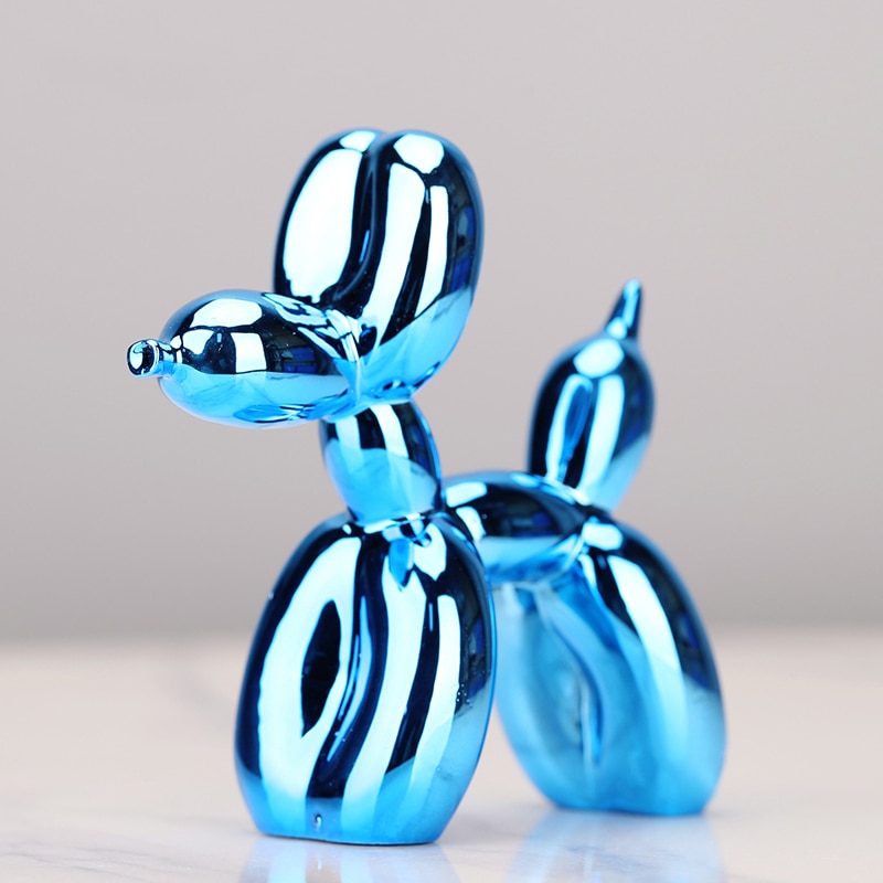 Balloon Dog Electroplated Sculpture Home Deco Statue