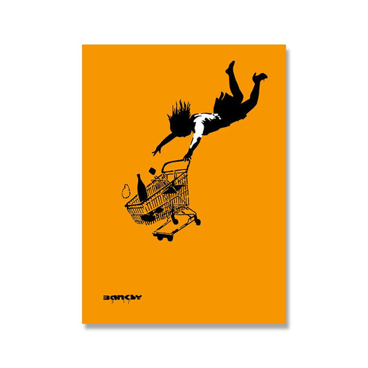 Abstract Banksy Graffiti Wall Art Canvas: Add a Touch of Urban Style to Your Decor