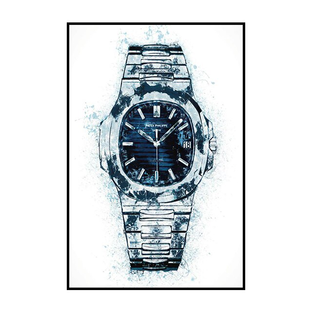 Rolex Wall Art: Graffiti Poster Canvas Painting