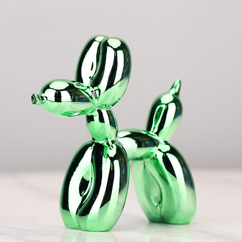 Balloon Dog Electroplated Sculpture Home Deco Statue