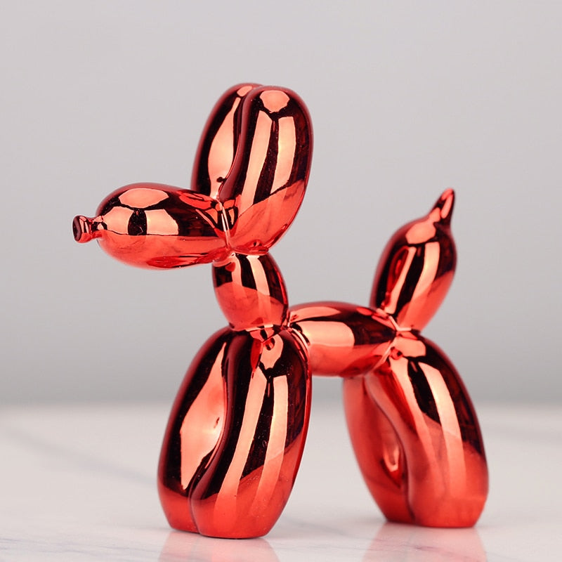 Balloon Dog Electroplated Sculpture Home Deco Statue